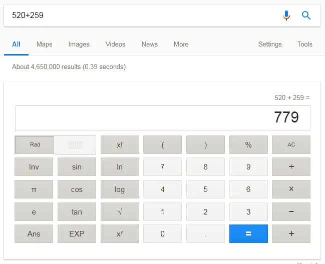 google kalkulator