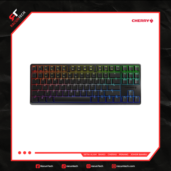 CHERRY G80-3000 S TKL Non Backlit Mechanical (MX Red) Keyboard - Black