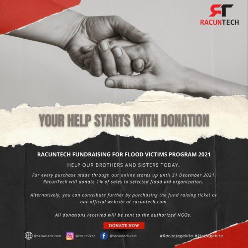 RacunTech Fundraising for Flood Victims Program 2021 (1080 x 1080 px)